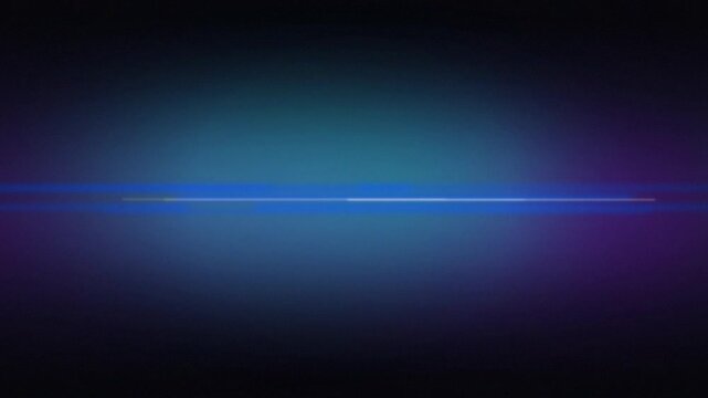 Anamorphic blue lens flare light streak seamless loop motion