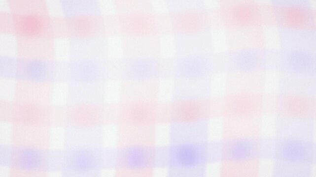 Pastel pink purple gingham plaid seamless loop motion background