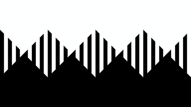 Diamond zigzag geometric pattern seamless loop motion background