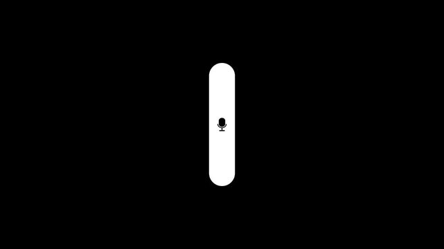 Animation of speaker volume with alpha channel, Speaker volume animation. sound up down icon