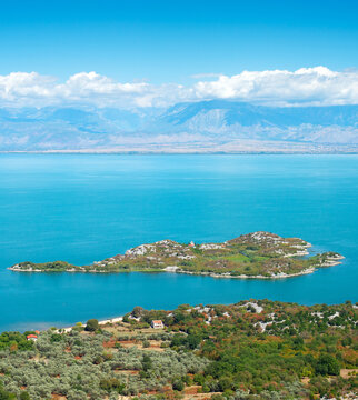 Lake Skadar landscape Montenegro nobody