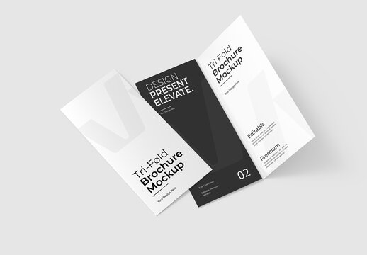 Trifold Brochure Mockup