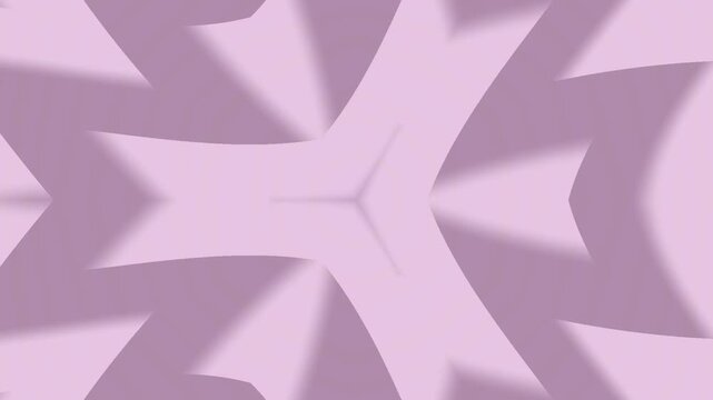 Abstract purple kaleidoscope pattern animation