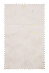 Plakat Blank postage stamp isolated on white background