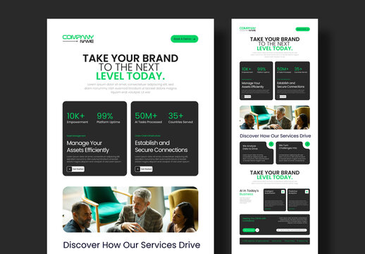 Business Email Newsletter Template Design