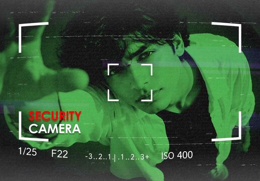 Security Camera Photo Effect