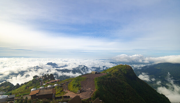 The most beautiful Viewpoint phu thap buek in phetchabuncity phetchabun,Thailand.