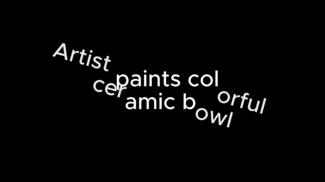 Artist paints colorful ceramic bowl using fine brushes and vibrant glazes inside creative pottery studio workshop while exploring traditional craft techniques and artistic expression methods.