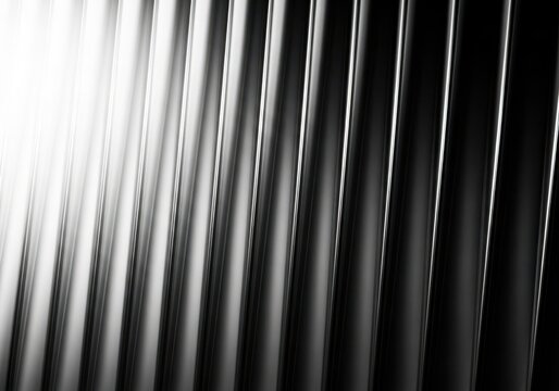 Abstract black and white background with diagonal lines