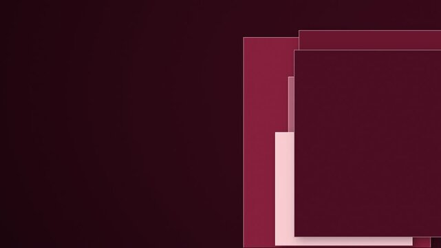 Animation mit geschichteten geometrischen Panels und Parallaxe