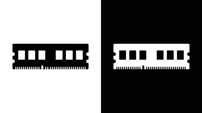 RAM memory stick icon for computer upgrade