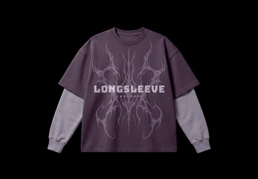 Longsleeve Mockup For Branding And Merchandise Design