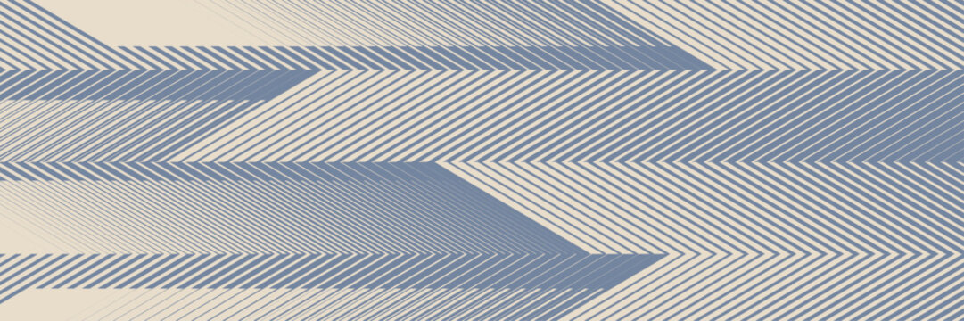 Abstract geometric background. Repeating chevron lines with layered zigzag patterns and dynamic directional flow.