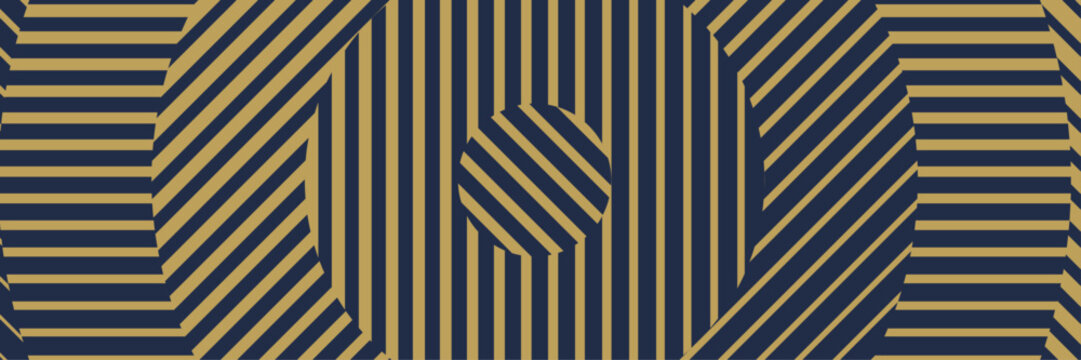Abstract geometric background. Bold striped pattern with layered angles, optical depth and rhythmic line repetition.