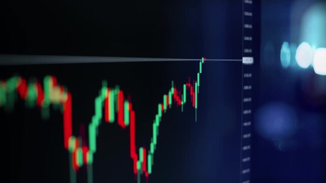 Ethereum chart open in a trading app on a screen. Crypto quotes and price moves