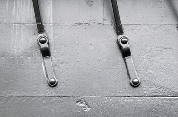 Chain Plates on Old Wooden Sailing Ship © eyepals