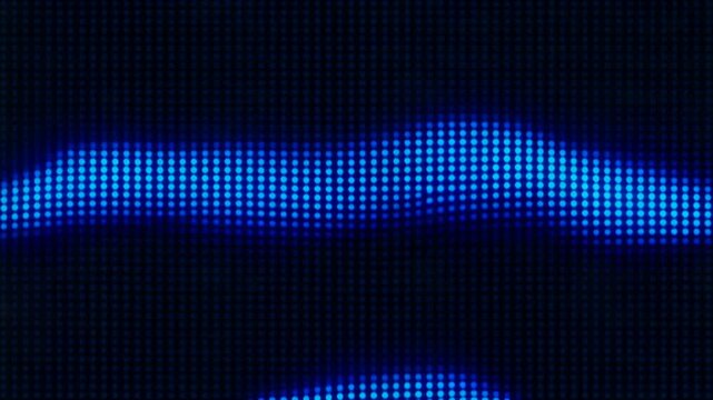 誤作動したように明滅するLEDドットの集まり