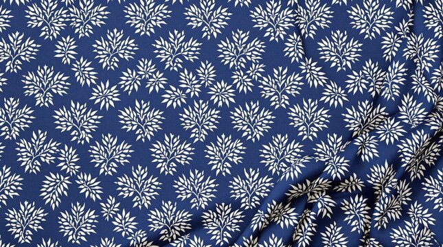 Japanese Asanoha Hemp Leaf Pattern Fabric Background
