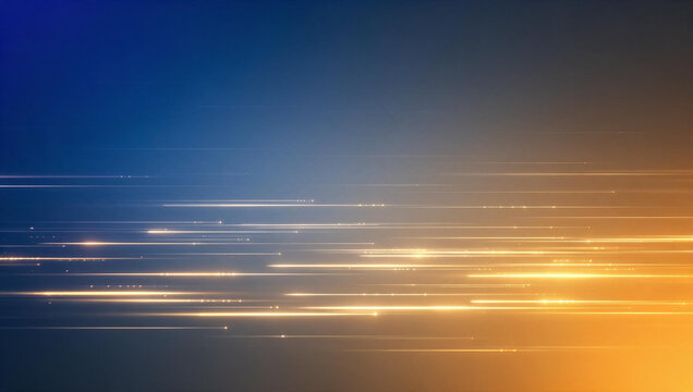 Abstract High Speed Glowing Light Trails Technology Background