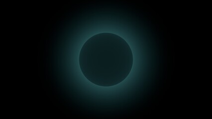 The planet Uranus and space. 3d illustration © Wublie