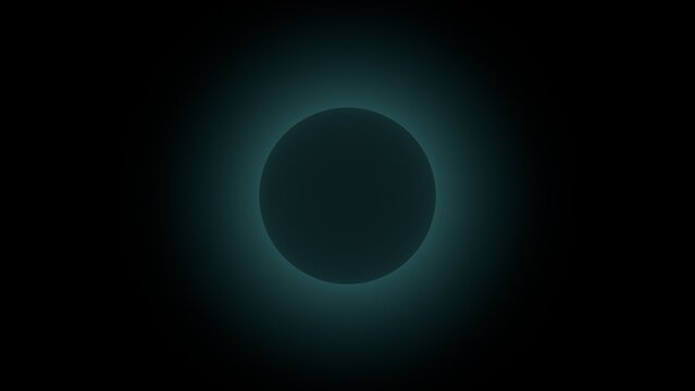 The planet Uranus and space. 3d illustration