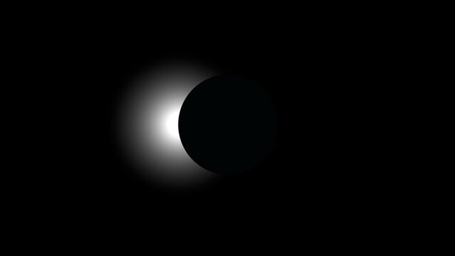 The planet Uranus and space. 3d illustration