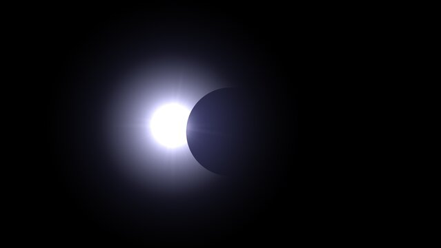 The planet Uranus and space. 3d illustration