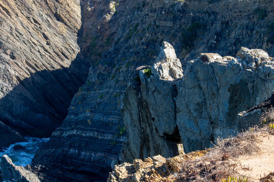 Dramatic Coastal Cliffs and Rugged Geology