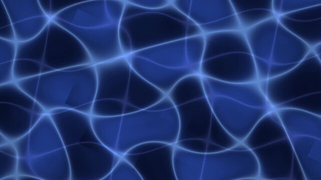 Liquid caustics in cobalt seamless motion background