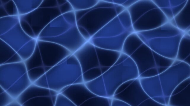 Liquid caustics in cobalt seamless motion background