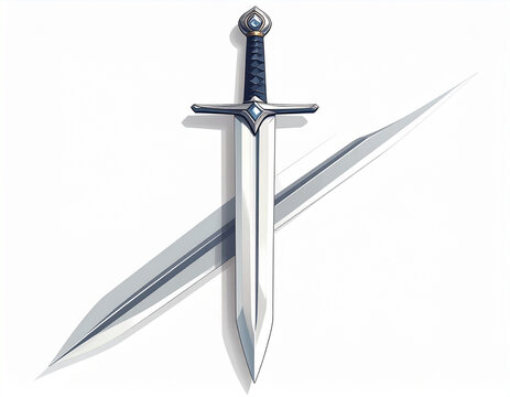 Elegant Fantasy Sword Illustration