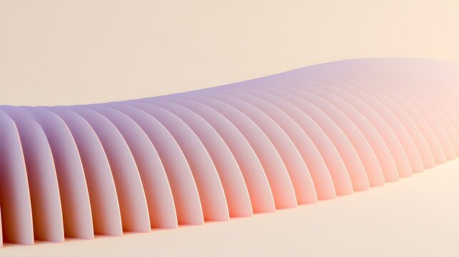 Crescent shaped louvers in a shallow wave formation