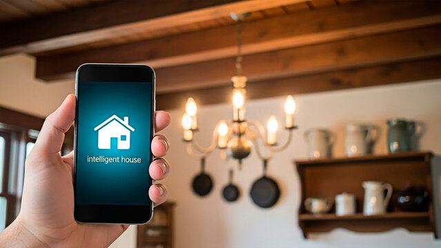 Smart home mobile application control.