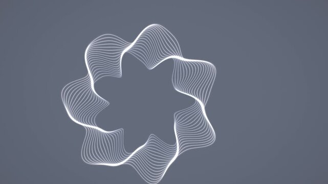 Guilloche rosette in pearl seamless motion background