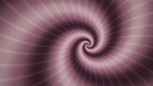 Nautilus sculpture in rose seamless motion background