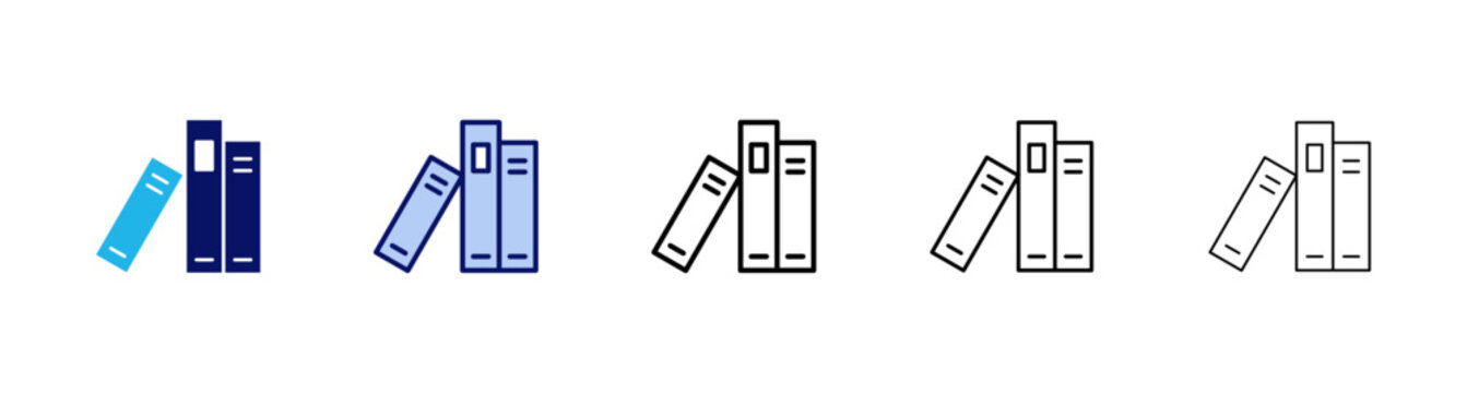 Library icon vector. education sign and symbol