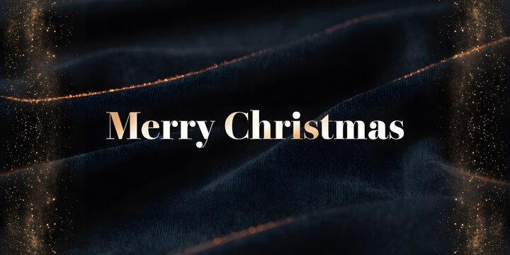 Merry christmas elegant dark background festive event.