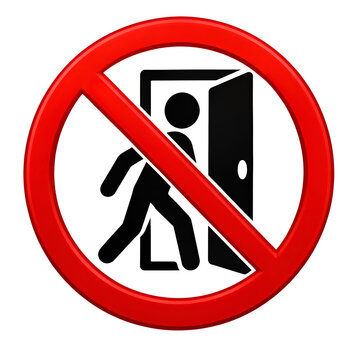 no entry