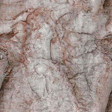Seamless PBR Texture of Natural Red Stone Rock Surface for 3D Game Environment and Architecture