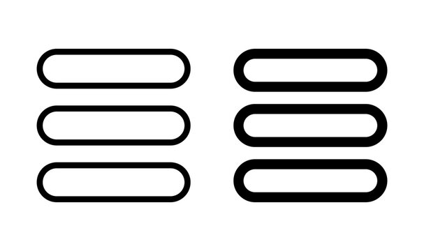 Menu Icon vector. web menu icon. hamburger menu