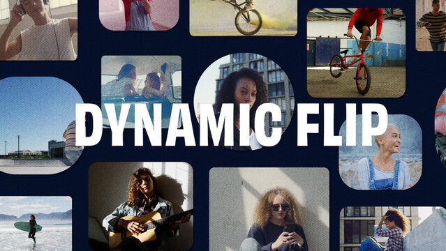 Dynamic Flip Media Reveal