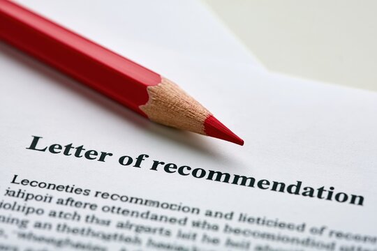 The Letter of Recommendation: A Red Pencil Resting on a Printed Page