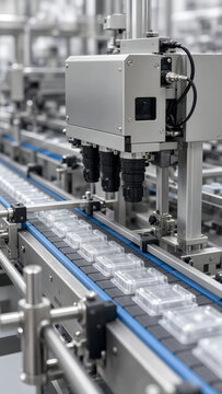 Smart Pharmaceutical Packaging Line with Real-Time Inspection and Production Monitoring