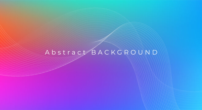 Abstract background with flowing dotted lines on a vibrant gradient