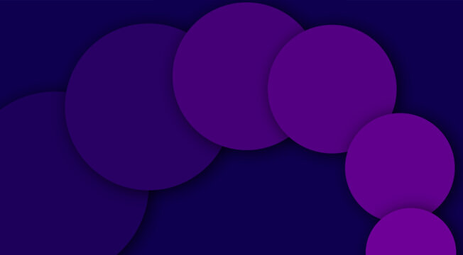 Abstract background with overlapping purple circles