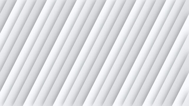 Abstract diagonal white ribbed texture background with subtle shadow and light effects creating a sense of depth and dimension