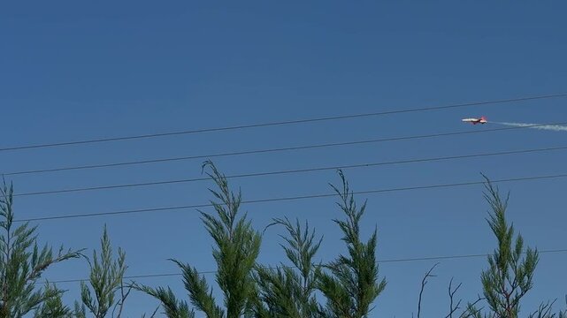 F-16 Fighter Jets Performing Spectacular Aerial Maneuvers at Airshow