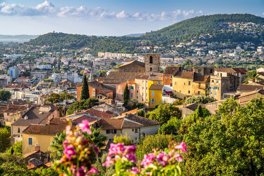 Hy&egrave;res, France - September 20, 2026: View of the Old town and St. Paul&rsquo;s Church of Hyeres (Hy&egrave;res), France