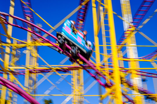 typical tracks of a rollercoaster