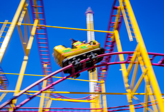 typical tracks of a rollercoaster